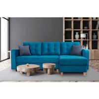 Dąb Gdynia - CORINA UNIWERSALNY Narożnik z funkcją spania i pojemnikiem