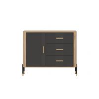 LIVEO - DANTE DT03 KOMODA | ANTRACYT MAT