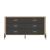 LIVEO - DANTE DT05 KOMODA | ANTRACYT MAT