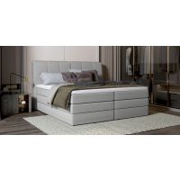 WERSAL - DILMA Łóżko Kontynentalne 140x200 z pojemnikiem | Materac Bonnel | Materac Pocket