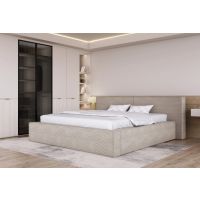 WERSAL - DOHA Łóżko 160x200 z pojemnikiem | rama stelaża metalowa