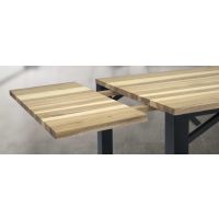 ORTUS - VITTORIO Dostawka Dąb | do stołu nierozkałanego | Blat obłogowany | Grubość 3 cm