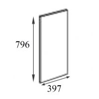AMS Meble Biurowe - NEXT Drzwi do Regału D2 | 79,6x39,7 cm