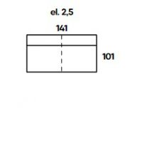 Bydgoskie Meble - LEGATO Element 2,5 | Bez boków | Bez funkcji