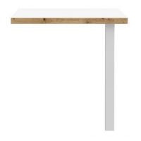 Forte - KEFLAVIK KFLB90-M897 | Element łączący 90 stopni | Biały / Dąb Aristan