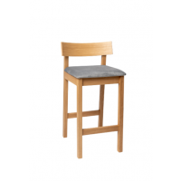 MEBLE OD ZAGŁOBY - ALBERT Hoker dębowe | Siedzisko tapicerowane