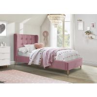 HALMAR - ESTELLA 90 Łóżko | różowy