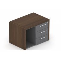 MASSONI - EXO Kontener podporowy EXKB 60 | 80,4x55x55,5h cm | 3-szuflady + szafka na komputer