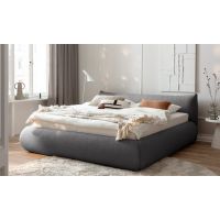 MC AKCENT - FORTELLO Łóżko z pojemnikiem 180x200 | Tkanina Marieta szara 9510 | FOR18073