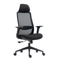 FURNITEX - FB26-FX (B) Fotel obrotowy | Czarny