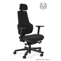 UNIQUE MEBLE - N9 Fotel Obrotowy | Czarny | Zgodny z Rozporządzeniem z 2023 roku