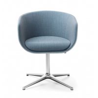 PROFIM - NU Fotel Konferencyjny Obrotowy 20F | Baza Chromowana 4-ramienna