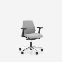 NOWY STYL - VIDEN PRO Fotel Obrotowy SWIVEL CHAIR LB UPH PRO | Oparcie Niskie | Zaawansowany Mechanizm Synchro | Zgodny z Rozporządzeniem z 2023 roku