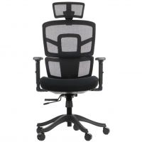 STEMA - Fotel obrotowy TREX | Czarny | podstawa czarna