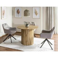 SIGNAL - SOCRATES Stół fi100X76h | Dąb Artisan