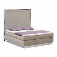 NEW ELEGANCE - NEW ELEGANCE WEZGŁOWIE 700 RAMKA CHROM | Wysokość 150 | do łóżka kontynentalnego | 140