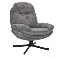 SIGNAL - HARPER Fotel | Tkanina Szary tap.240 | z MR