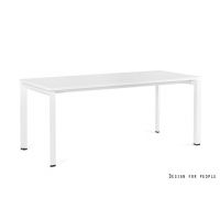 UNIQUE MEBLE - PASON - MANAGER DESK Biurko | Stelaż Biały | Blat Biały | 150x80 cm