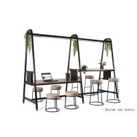 UNIQUE MEBLE - WYSPA PRACOWNICZA RS-55 | Czarne