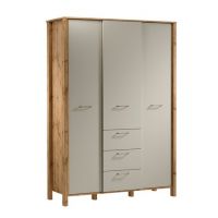 GAŁA MEBLE - INDYGO Beige Szafa S3D3S