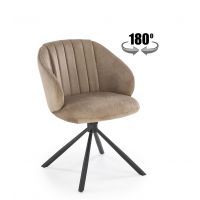 HALMAR - K533 Krzesło | Obrót siedziska | cappuccino