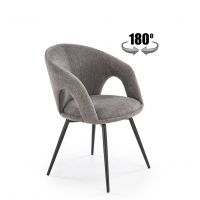 HALMAR - K550 Krzesło | Obrót siedziska | popielaty