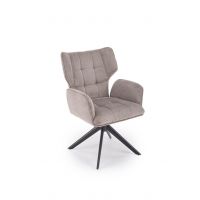 HALMAR - K601 Krzesło | Obrót siedziska | popielaty