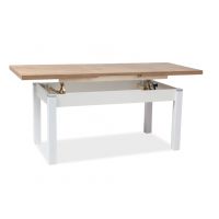 SIGNAL - KLEOPATRA Ławostół | Dąb Lancelot | Biały półmat | z PL