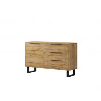 HELVETIA MEBLE WIERUSZÓW - HALLE | Komoda | 24N0HK47 | 1 drzwi 3 szuflady