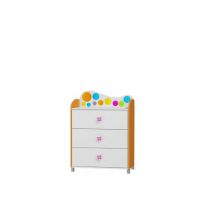 BabyBest - RAINBOW Komoda 3 szuflady KM-RB