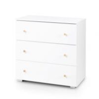 KLUPŚ - Karolina Komoda z przewijakiem biel-sosna