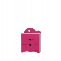 BabyBest - ROMANTIC Komoda z 3-szufladami KM-RM