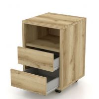 HELVETIA MEBLE WIERUSZÓW - AGAPI Kontenerek do biurka 24N3LZ00 | 2 szuflady | Laminat | Dąb Grand Natutalny