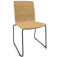 PROFIM - COM Krzesło Konferencyjne K12V | Kubełek ze Sklejki | Płoza V