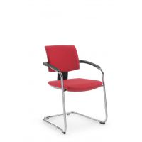 PROFIM - XENON Krzesło Konferencyjne 20V | Oparcie Tapicerowane | na Płozie