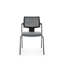 PROFIM - XENON NET Krzesło Konferencyjne 20H | Oparcie Siatkowe | na 4 Nogach