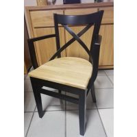 KOLMAR - KTF 1050 Fotel | Buk Czarny | Siedzisko Dąb