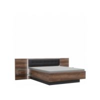 Forte - BELLEVUE Łóżko + szafki nocne BLQL181B