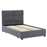 FURNITEX - LT3-FX Łóżko 120x200 | Szare