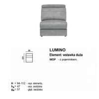 Meblomak - LUMINO WDP element wstawka duża z pojemnikiem
