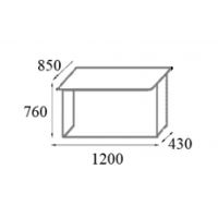 AMS Meble Biurowe - VISTA Lada Recepcyjna LV4