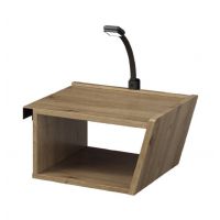 MEBIN - ETNA Szafka nocna wisząca z lampką | Prawa