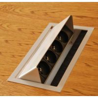 FORMAT - SKLEP - CONI SOCKET Mediaport C5M2GB2RJ1VG1HD | 2 x 230 V | 2 x RJ45 kat. 5 e | 1 x VGA | 1 x HDMI | 2 Modułów