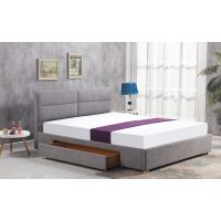 HALMAR - MERIDA Łóżko 160 | Jasny popiel | DOSTĘPNE OD RĘKI