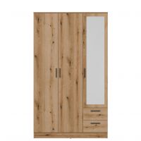 LIVEO - MONTANA Szafa z lustrem MT03 | dąb evoke