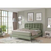 MPF MEBLE POLSKIE FIJAŁEK - MOSS Łóżko Kontynentalne | z materacem | 180x200