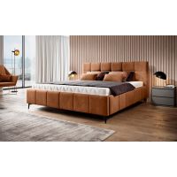 WERSAL - NAOMI Łóżko 140x200 z pojemnikiem | stelaż drewniany