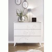 MC AKCENT - NIVEA Komoda 3 szuflady | 671807-02