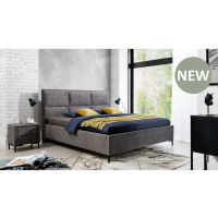 NEW ELEGANCE - NEW ELEGANCE NORD Łóżko 160x200 | Tkanina Clould 91 | DOSTĘPNE OD RĘKI