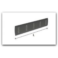 AMS Meble Biurowe - Osłona metalowa do biurek OBS1 | L=100 cm